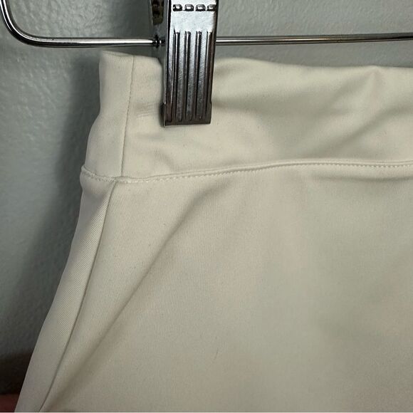 Reformation Cream Nina EcoMove Athletic Skirt Size Small High Waist Mini Active - Picture 14 of 16